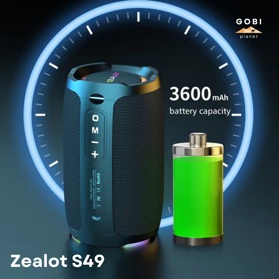 Zealot S49 - Parlante bluetooth LED